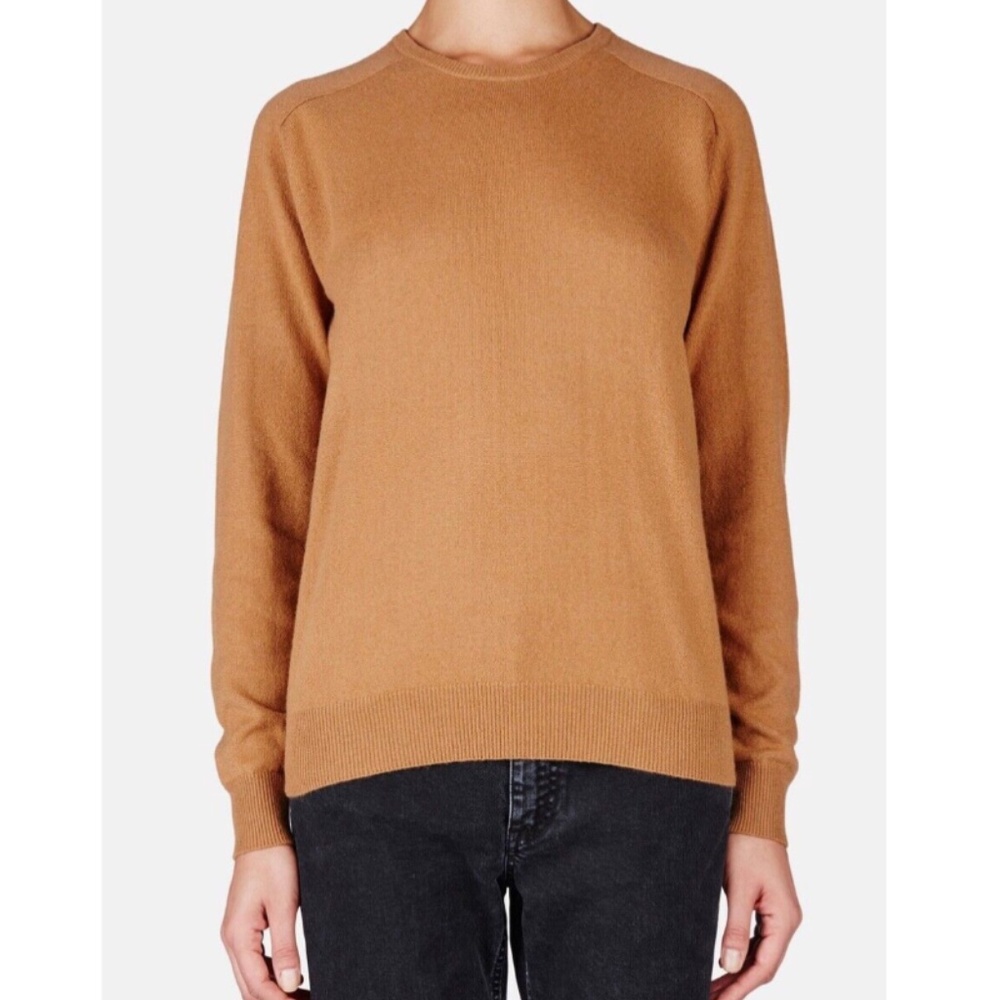 ★100% Authentic!! Totême verona crewneck cashmere sweater camel S★